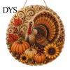 Window Hanging Art Autumn Diamond Painting Pendant, Acrylic Ornament, Decorative Craft for Outdoor Porch Decor Harvest Festival, Fall Theme