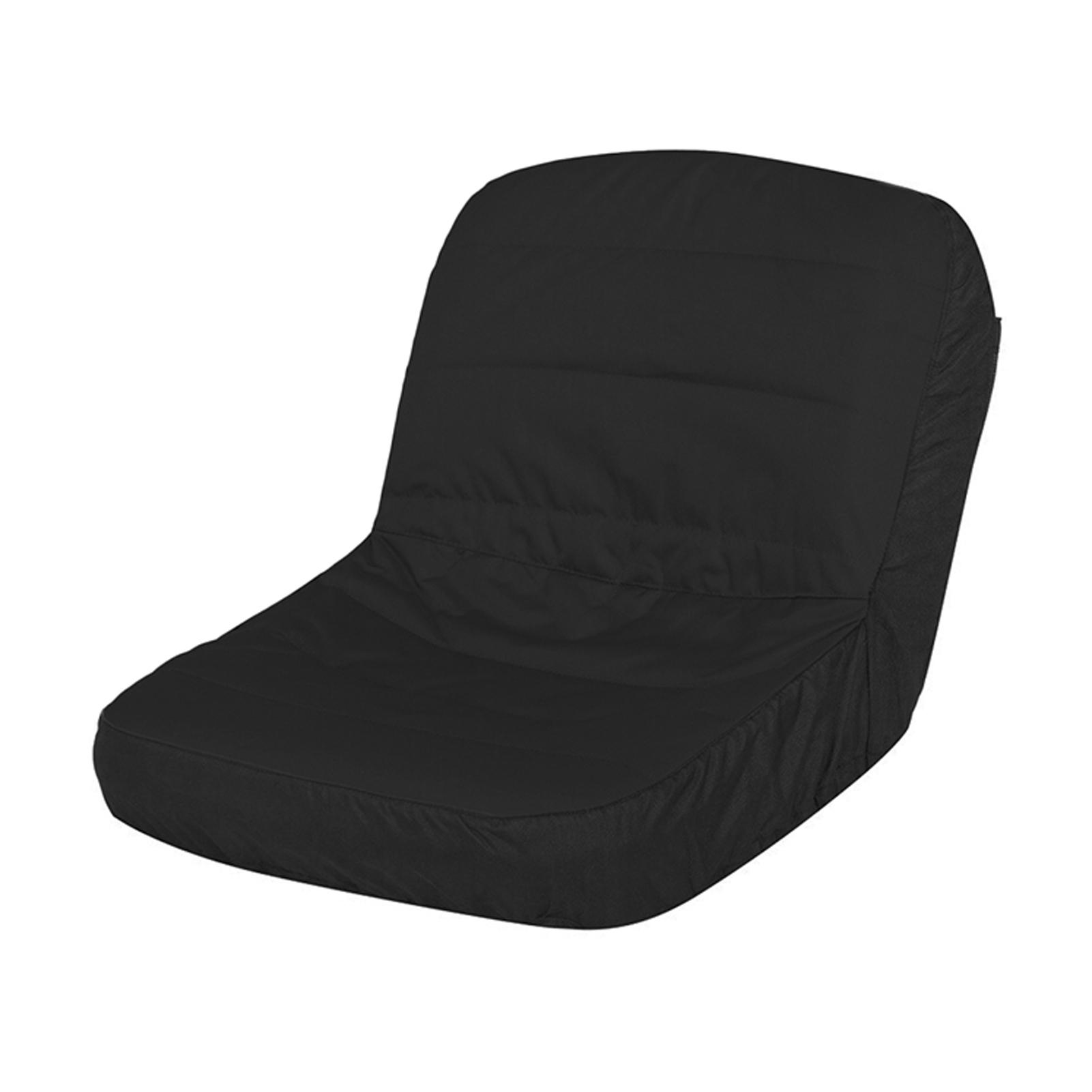 

Чехол на сиденье газонокосилки, Чехол на сиденье трактора из ткани Оксфорд 600D, Всепогодный протектор сиденья с 4 карманами, Подходит Black чёрный