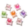 Lot de 4 perles transparentes en acrylique pour fabrication de bijoux, colliers, bracelets, boucles d'oreilles