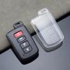 Transparente TPU-Hülle Fob Autoschlüsselhülle für Toyota Avalon Sequoia Tundra Tacoma 4Runner Land Cruise Prius RAV4 Highlander
