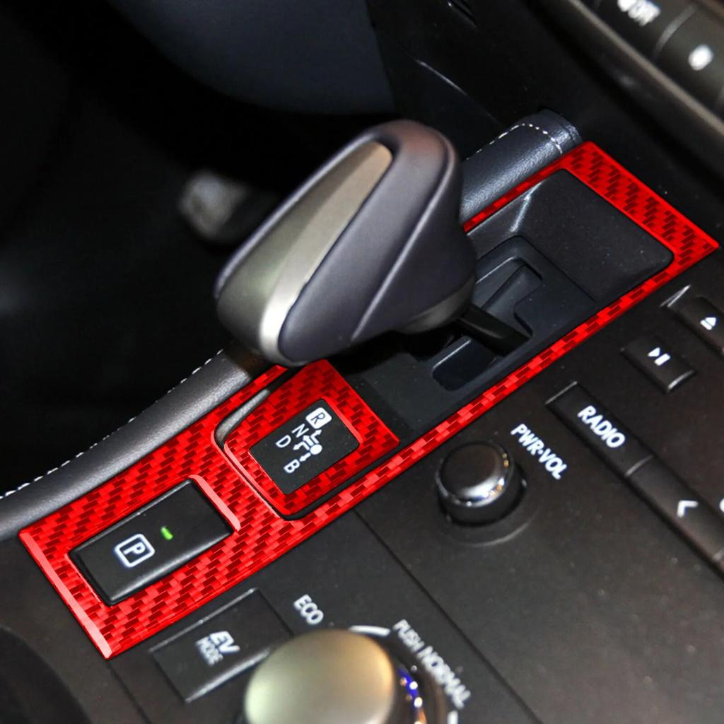 For Lexus CT 200h 2011 2012 2013 2014 2015 2016 2017 Accessories Carbon Fiber Interior Shift Panel Trim Sticker