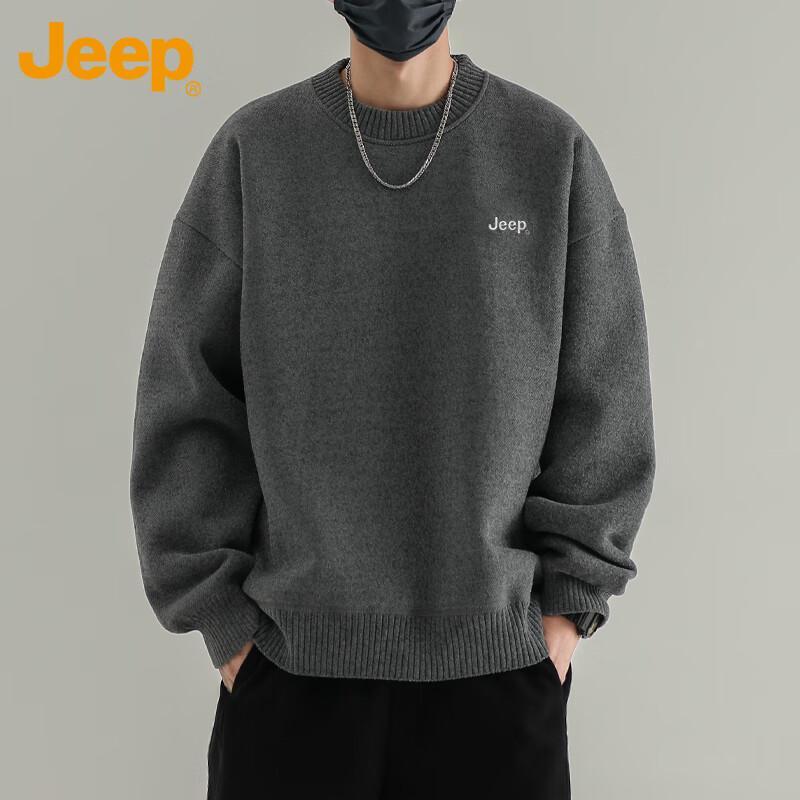 

JEEP Men s Fleece Lined Knit Sweater 3XL