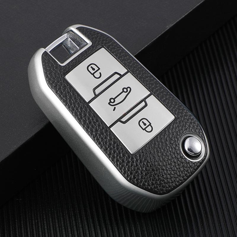 Premium Key Case for Citroën: C3-XR, C4L, C5, C4 Sega, Elysée, C6