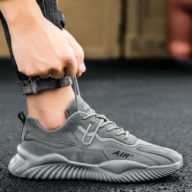 New autumn breathable mesh sports men s shoes versatile casual autumn running dad shoes 39
