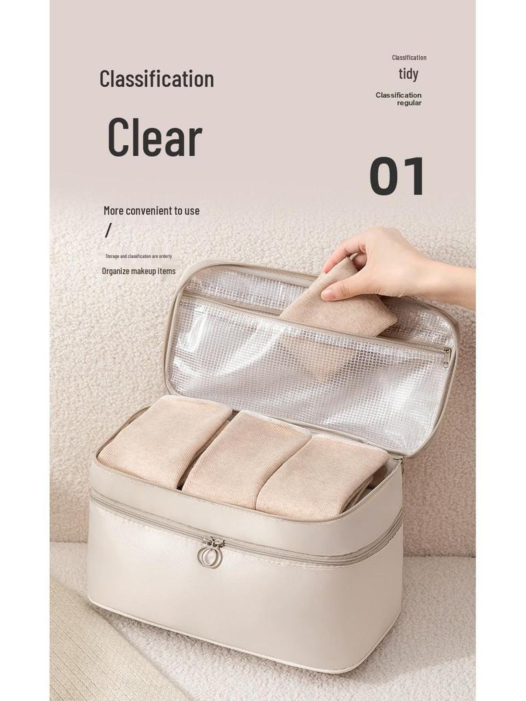 Portable Multifunctional Travel Storage Bag for Underwear and Bras