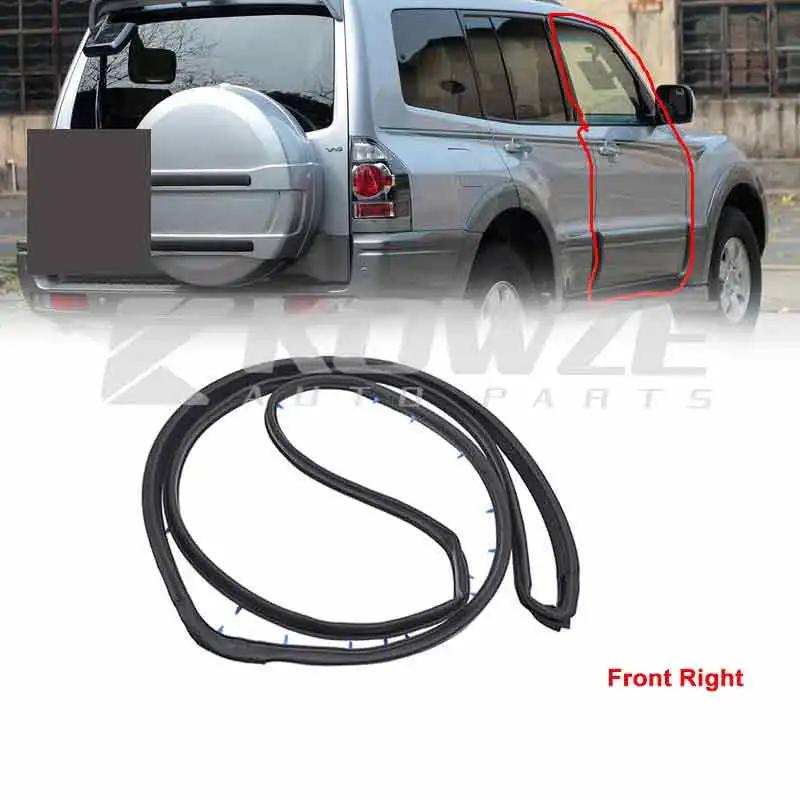 Door Panel Weatherstrip Opening Rubber OTR Sealing for Mitsubishi Pajero Montero Long Wagon Shogun V7# V9# 2000-2006 2008 2011