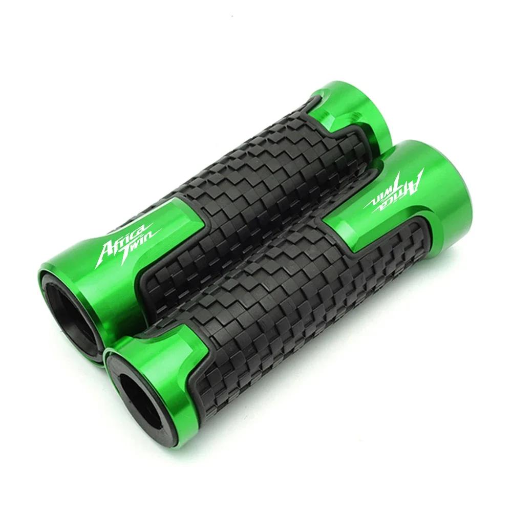 

Motorcycle CNC Accessories Handlebar Grips Handle Grip Protector Handle bar For Honda L-Y Africa Twin XRV 750 1990-2003 зелёный