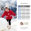 Girls' Winter Cotton Jacket: Plush-Padded Coat for Stylish 3-Year-Olds