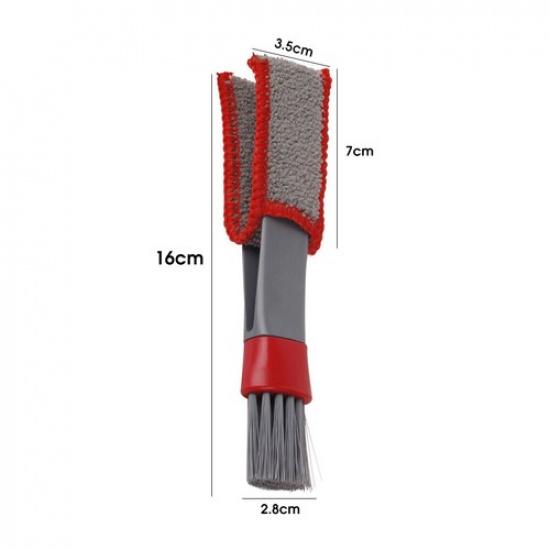 Car Auto Kit Air Vent Outlet Cleaning Tool Adjustable Dust trument Brush
