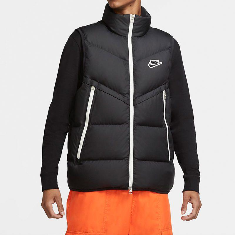 Nike Gilet Imbottito Sportivo da Uomo Nero CU4415-010