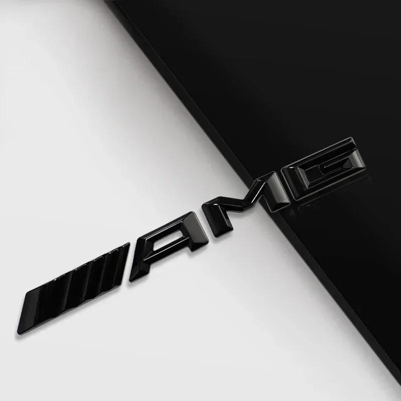 

C200 E200 New 2025 For Mercedes Benz 3D Aluminum Stickers Trunk Car Logo Decoration Label For Mercedes Benz AMG W204 W205 W203 W