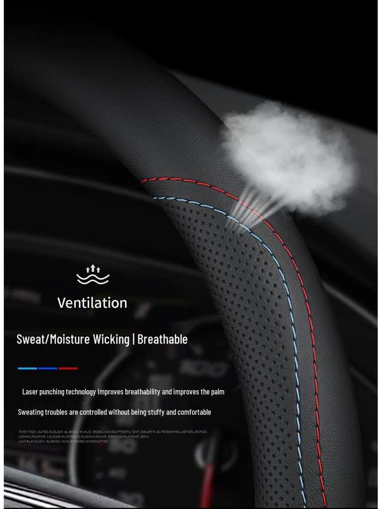 Vier Jahreszeiten Universal Lenkradbezug - Klassisch, stilvoll und reißfestes Autoinnenraumzubehör.