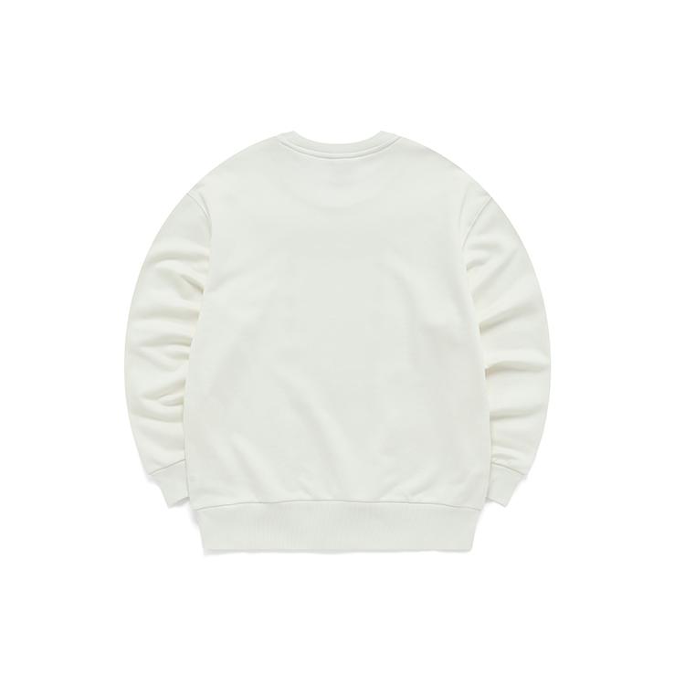 New FILA Sweatshirt Unisex Standard White F51U149204F-WT