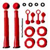 2-Piece or 4-Piece Plastic Fuel Nozzle Kit for 5-Gallon Gas Storage