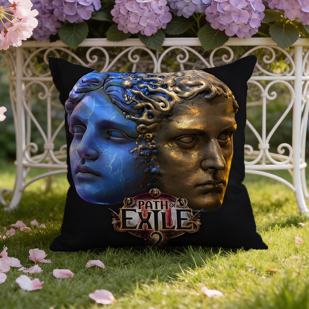 GamePath of Exile Cushion Cover Home & Car Dual-Scene Pillow Cover: Reversible for Premium Comfort