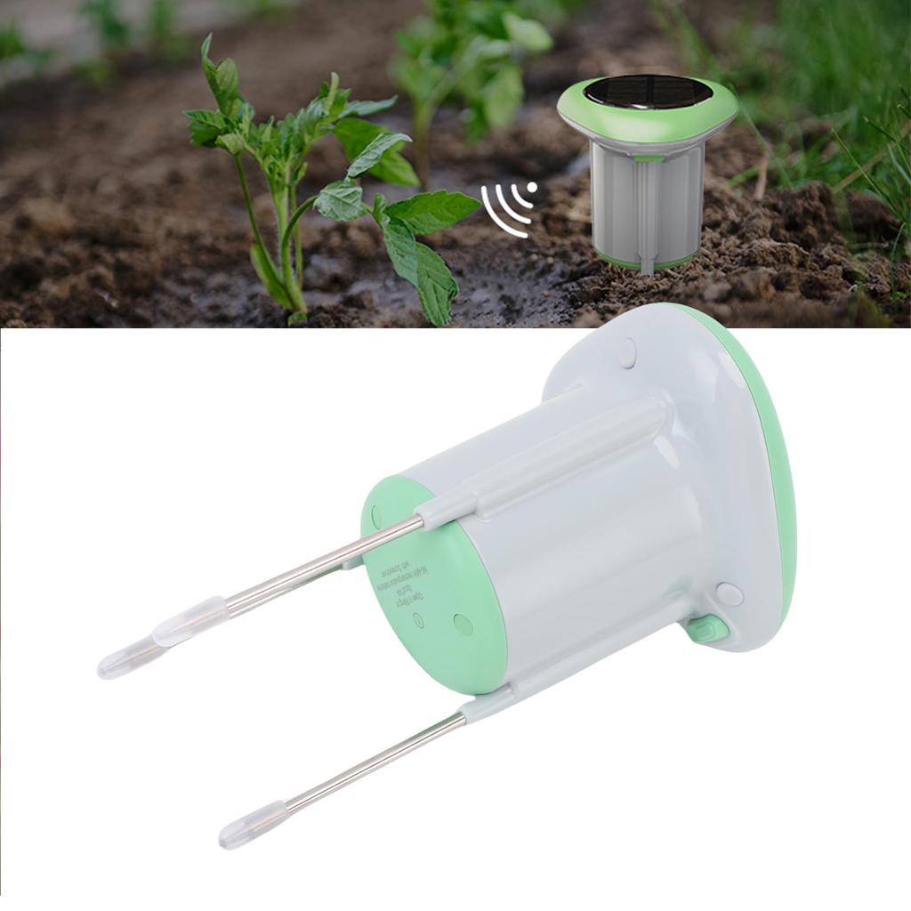 Smart Soil Sensor, Solar Powered Plant Temperature Sensor, IP66 Waterproofing App Control Soil Test Meters, Soil Tester for Garden, Lawn, F