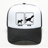 Funny Belgian Malinois Your Dog My Dog Maliraptor Maligator Streetwear Unisex Baseball Cap Summer Mesh Breathable Snapback Hats