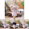 Adorable Plush Doll Keychain Soft Cotton Stuffed Toy Cute Hangable Accessory