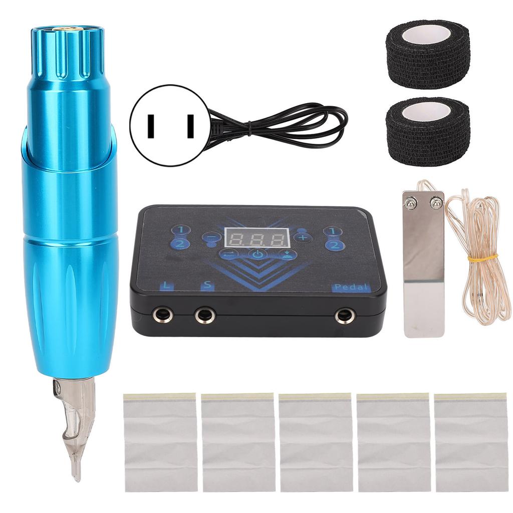 Tattoo Motor Machine Pen RCA Clip Cord 2 Operation Modes Power Supply Liner Shader Rotary Tattoo