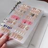 Frosted Nail Tip Storage Book - Wearable Manicure Display Board with Transparent Template