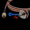 Large M16-SMA-K Female Reverse Polarity to SMA-J Male Adapter with Waterproof Gasket for AP Bridge Connection