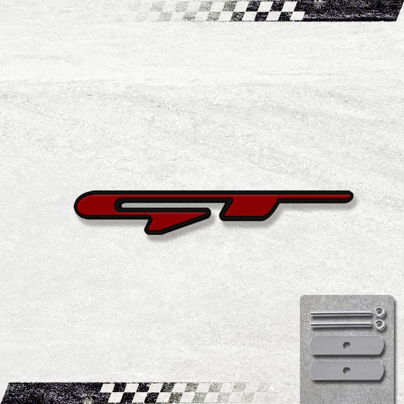Car Sticker GT Head Front Grille Badge Metal Decal Emblem For Hyundai Sorento Sportage Rio Ceed Peugeot 208 Volvo Accessories