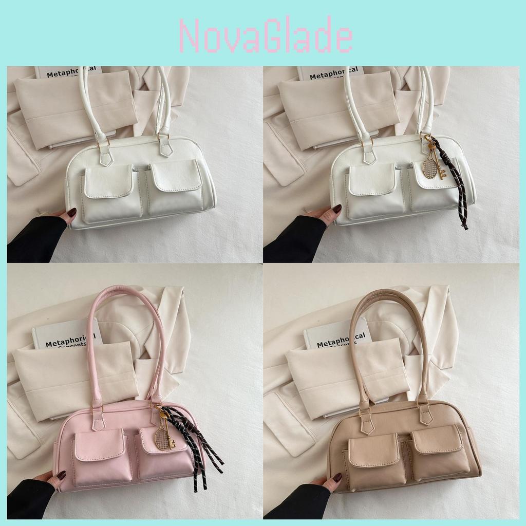 Minimalist Pu Crossbody Purse With Tophandle For Office And Casual Use