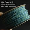 Multi-Color Hand-Twisted Cotton Rope for Beading and DIY Projects