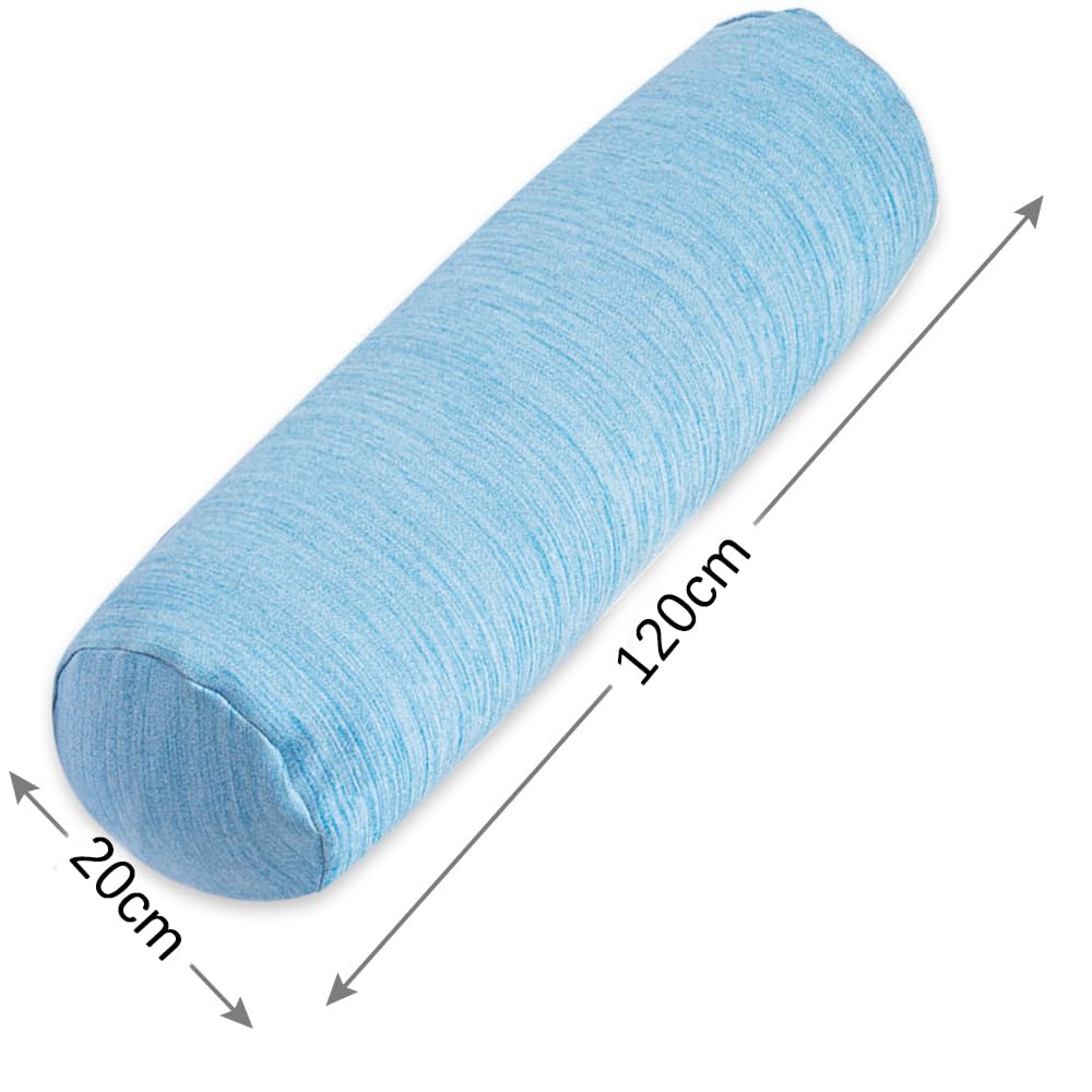 MAGIC ELEPHANT Cylindrical Body 120cm Long Plenty of Suitable for Side Removable and Washable Unisex Pillow, Cushion, Fluffy, Filling, Sleepers,