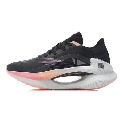 Li Ning Adrenaline Shadow Reflective Low Top Running Shoes Women Running Shoes Black ARHQ262-7