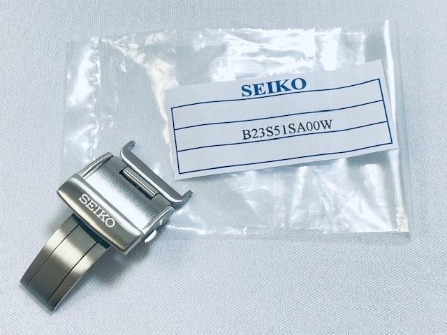 B23S51SA00W Seiko 18mm for and via D-Buckle SARN003/ 4S36-00A0 others. (Ships Nekoposu)
