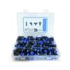 40Pcs/60pcs 1Box 1/4" OD PU/PY/PE/PL Kit Pneumatic Air Fittings Hose Connector Quick Release Connector