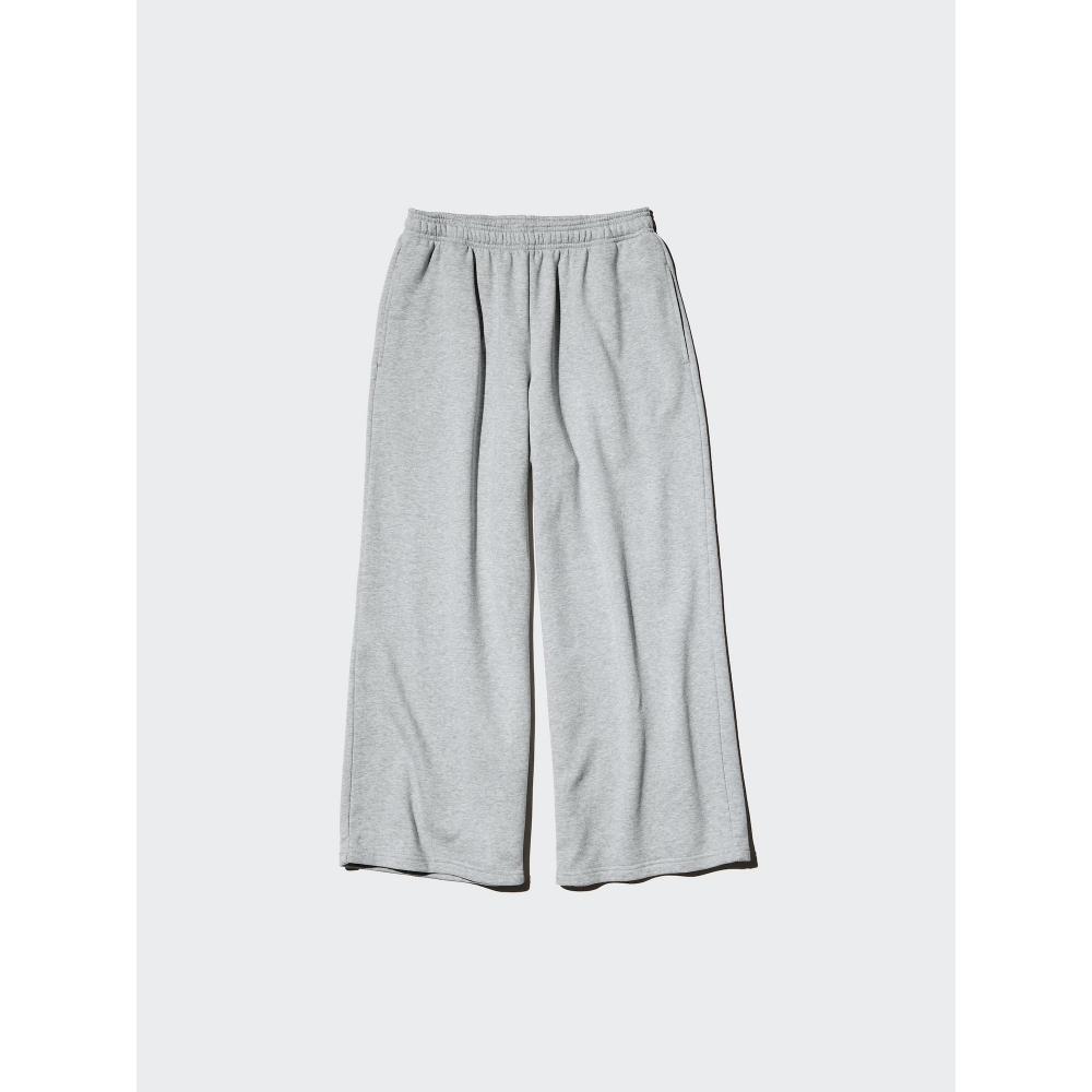 Uniqlo Sweat Wide Pants Short Length Model