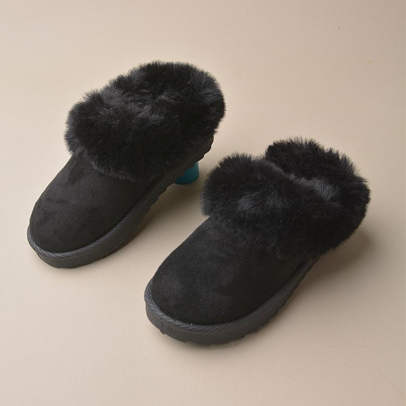 

Winter Toddler Soft Sole Velcro Snow Boots – Warm Velvet, Low-Top Casual for Small Children. 28/17.8cm