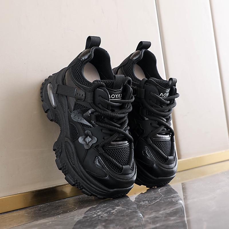 22 new inner heightening dad shoes, thick-soled heightening dad shoes, small casual shoes in autumn and winter