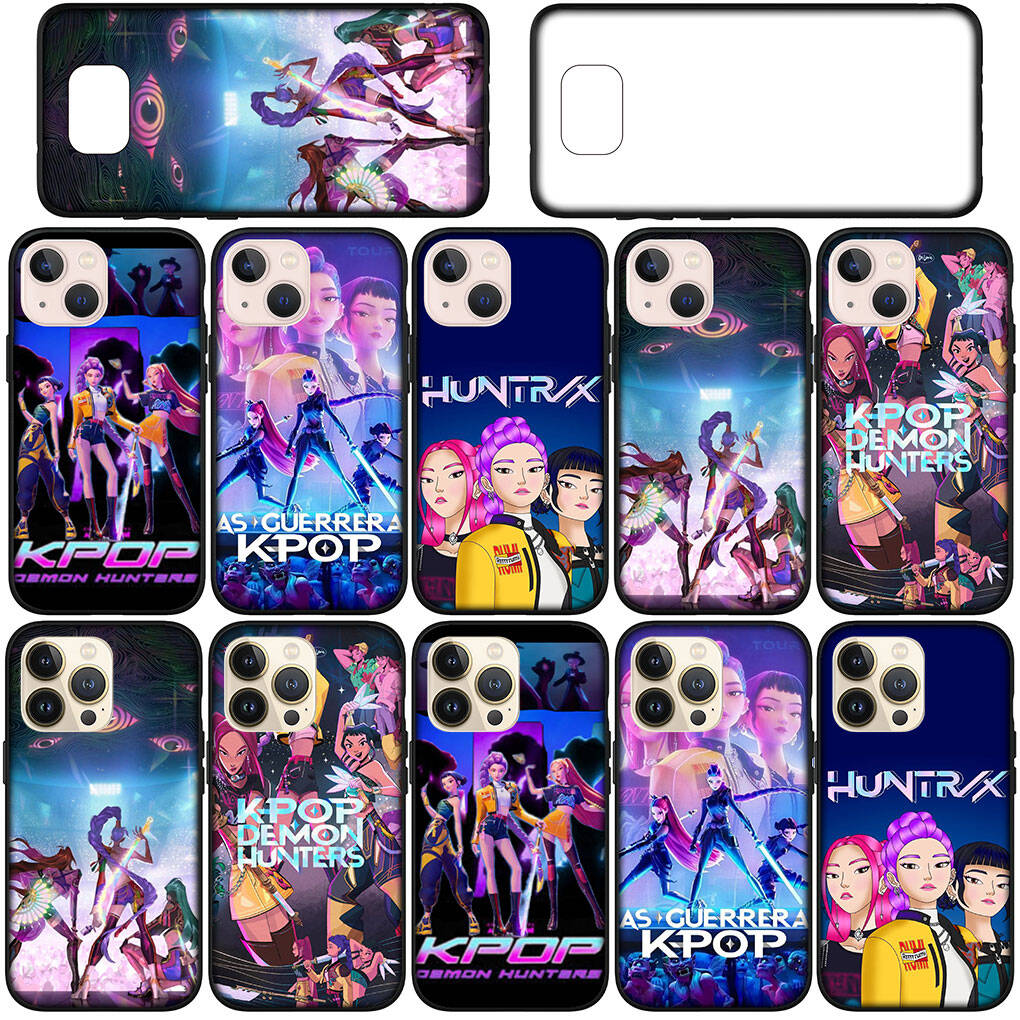 Für Samsung Galaxy S25 S24 S23 S22 Ultra FE Plus A17 A37 A57 A56 A55 A06 A16 A15 A36 A26 A35 A05 A25 A54 A34 Hülle Rumi KPopZoey Dämon X Jäger Mira