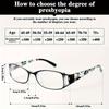 10pcs Printed Presbyopia Glasses for Elegant Women