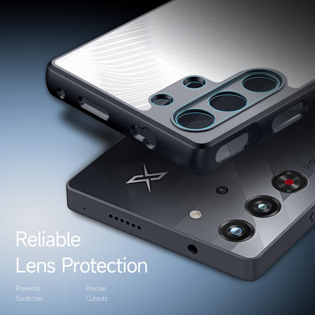 For ZTE Nubia Red Magic 10 Pro+ 5G/ZTE Nubia Red Magic 10 Pro 5G Case DUX DUCIS Aimo Series TPU+PC Matte Drop-proof Phone Cover (REACH Certification)