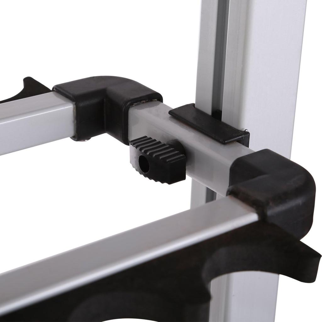 Upgraded 12 Slots Fishing Rod Rack Holder Aluminum Alloy Trekking Poles Bracket Display Stand Organizer Tackle Support Mount