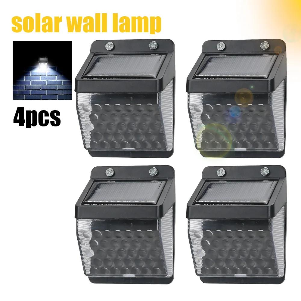 Outdoor Mini Solar LED Wall Lamp With Light Sensor Household Waterproof Balcony Patio Garden Decoration Solar Lighting Lamp