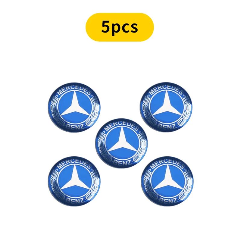 5/10 Sztuk 14mm Naklejki z Emblematem Kluczyka Samochodowego Naklejki z Logo Kluczyka Sterowania Auto Dla Mercedes Benz AMG W203 W206 W220 W205 W211 W212 W201 W210