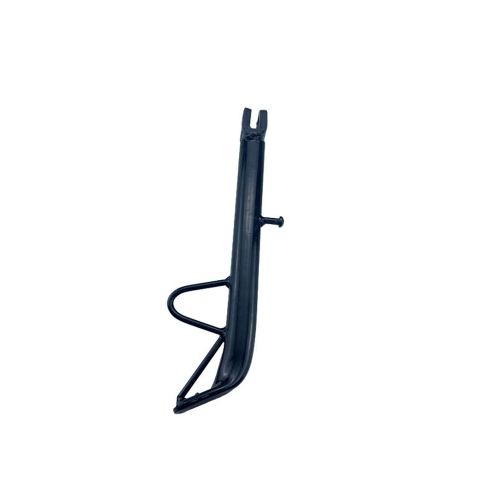 Sturdy and Durable Motorcycle Kickstand Easy Installation Made with Iron for Wear-Resistance Strong Compatibility, Black 21cm