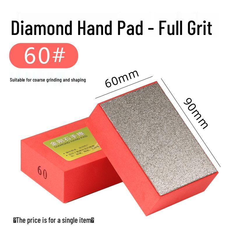Diamond Hand Sanding Pad for Glass and Tile Edging