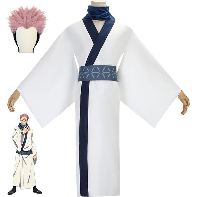 High Quality Ryomen Sukuna Kimono Suit Halloween Costume For Boys And Girls