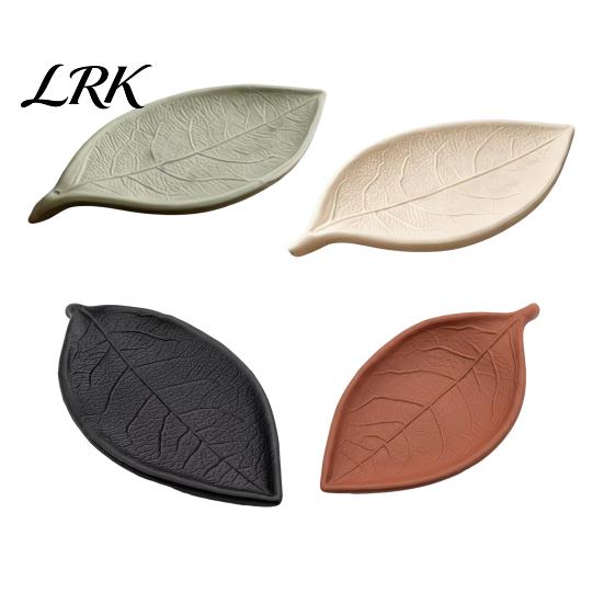 Ring And Earring Dish 3D Printed Leaf Shaped Jewelry Tray, Dish, Entryway Table Trays, Bionic Design Tray Decorative Trinket Organizer for Rings