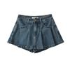 Fashion Style 2023 New Arrival Women's Clothing Stylish Slim Looking Easiest for Match Casual High Waist Stretch Pleated Denim Skirted Leggings