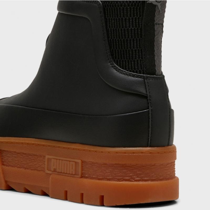 Puma Maze Bottes Wellis Cuir W   Noir   398535 01