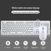 Silent Wired Chocolate Punk Keyboard - USB for Home, Office, Gaming, and Typing