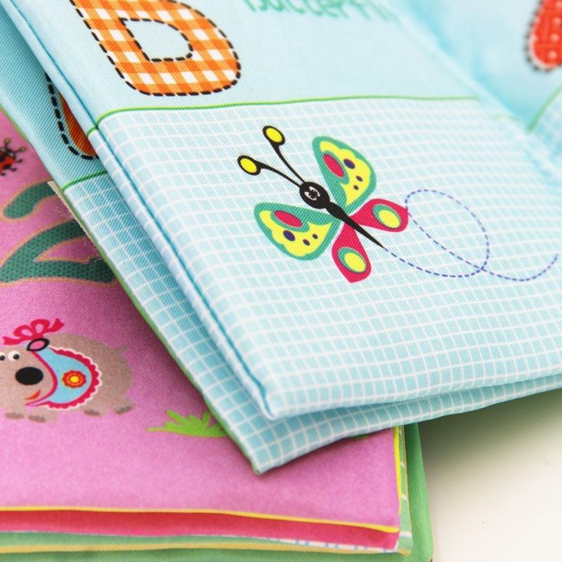 4 Style Baby Toys Soft Cloth Books Rustle Sound Infant Educational Toys 0-36 Months