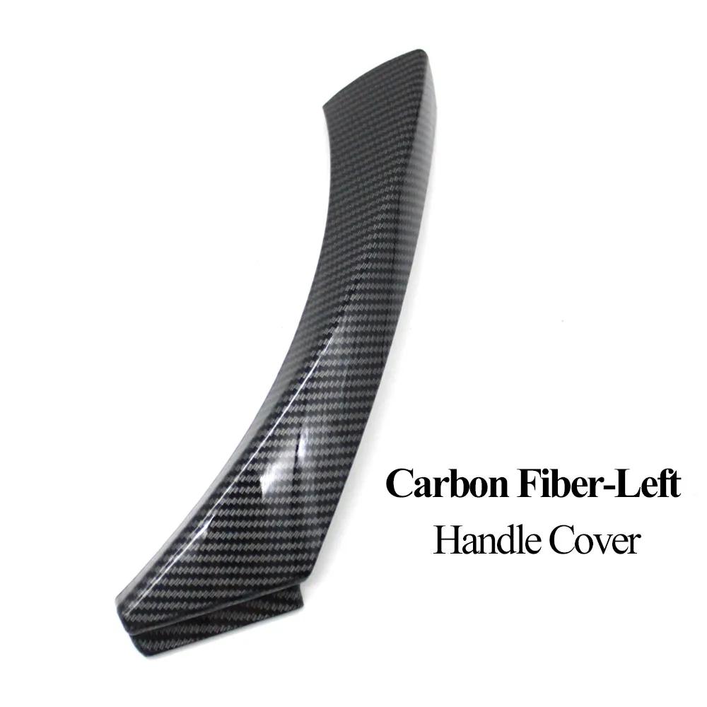 For BMW 3 Series E90 E91 316 318 320 325 Upgraded LHD RHD Carbon Fiber Inner Door Pull Handle Kit Panel Trim Cover Replacement